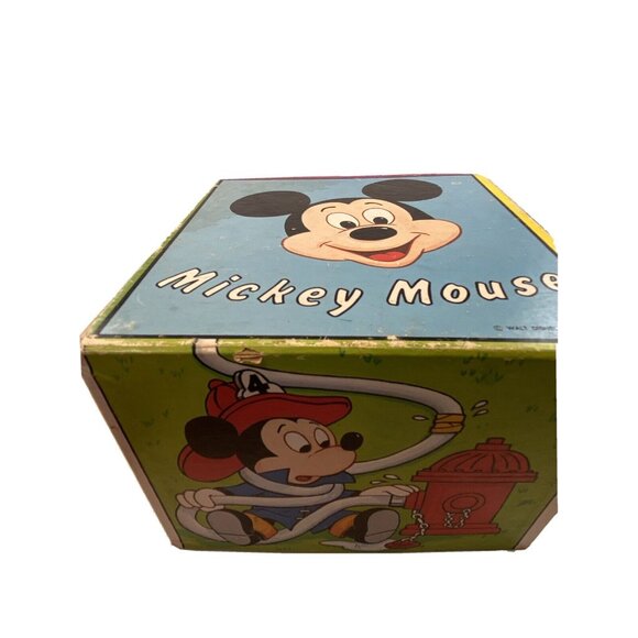 Mickey Mouse & Friends Stacking Cardboard Blocks 1-10 Firemen Alphabet Counting - Picture 6 of 7